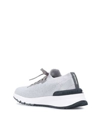 Brunello Cucinelli Knitted Low Top Sneakers