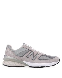 New Balance Logo Embroidered Mesh Panel Sneakers