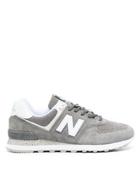 New Balance Logo Patch Suede Sneakers