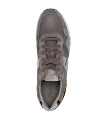 Geox Logo Plaque Low Top Sneakers