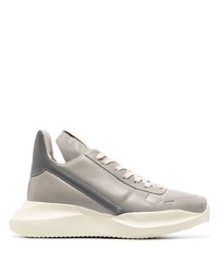 Rick Owens Multi Panel Lace Up Sneakers