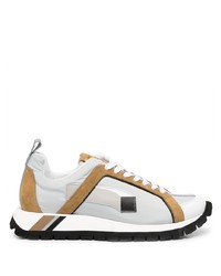 Pierre Hardy Nova Panelled Lace Up Sneakers
