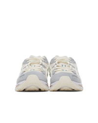 Asics Off White And Grey Gel Kayano 5 360 Sneakers
