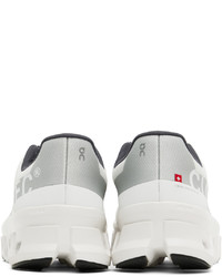 On Off White Gray Cloudmster Sneakers