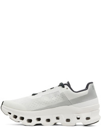 On Off White Gray Cloudmster Sneakers
