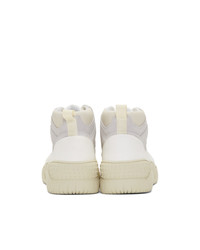 Nonnative Off White Hiker Trainer Mid Sneakers