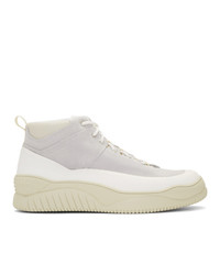 Nonnative Off White Hiker Trainer Mid Sneakers