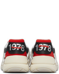 Diesel Off White Red S Serendipity Mask Sneakers