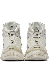 Balenciaga Off White Runner High Sneakers