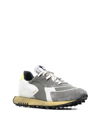 RUN OF Olaf Lace Up Panelled Sneakers