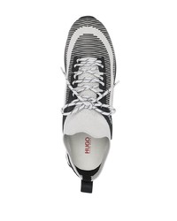 BOSS HUGO BOSS Panelled Lace Up Sneakers