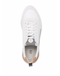 Brunello Cucinelli Panelled Low Top Sneakers