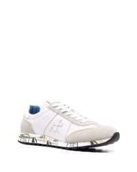 Premiata Panelled Low Top Trainers