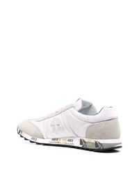 Premiata Panelled Low Top Trainers