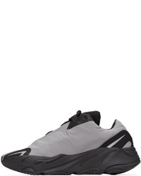Yeezy Silver Black Boost 700 Mnvn Sneakers