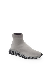 Balenciaga Speed Lt Graffiti Knit Sneaker