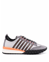 DSQUARED2 Striped Lo Top Trainers