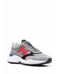 Hogan Suede Leather Panelled Sneakers