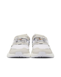 adidas Originals White 3m Nite Jogger Sneakers