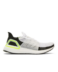 adidas Originals White And Black Ultraboost 19 Sneakers