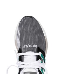 adidas White And Grey Eqt Support 9118 Sneakers