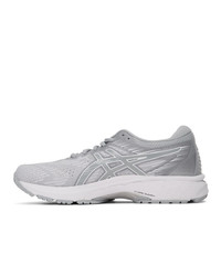 Asics White And Grey Gt 2000 8 Sneakers