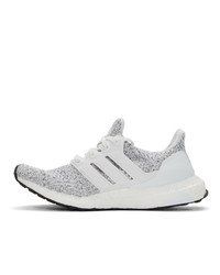 adidas Originals White And Grey Ultraboost Sneakers