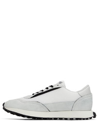 Diesel White Gray S Racer Lc Sneakers