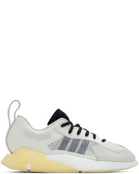 Y-3 White Grey Orisan Sneakers