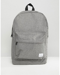 Spiral Backpack In Grey Crosshatch