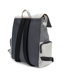 Canali Check Panelled Backpack