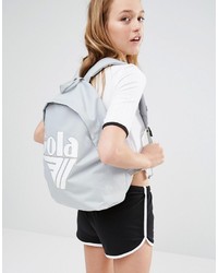 Gola Classic Backpack In Gray And White