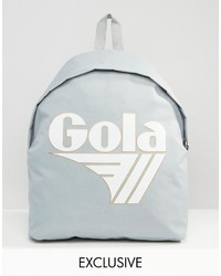Gola Classic Backpack In Gray And White
