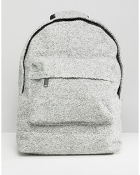 Mi-Pac Felt Backpack In Grey Marl