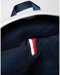 Tommy Hilfiger Flag Backpack In Gray