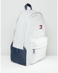 Tommy Hilfiger Flag Backpack In Gray
