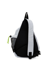MSGM Grey Logo Mono Backpack
