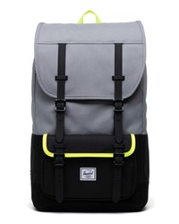 Herschel Supply Co. Little America Backpack In Greyblacksafety Yellow At Nordstrom