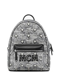 MCM Small Vintage Jacquard Backpack