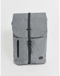 Spiral Tribeca Backpack In Grey Crosshatch