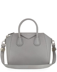 Givenchy Antigona Small Sugar Satchel Bag Pearl Gray