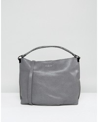 Pauls Boutique Gray Oversized Hobo Shoulder Bag