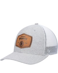 '47 Gray Boston Bruins Tanyard Trucker Snapback Hat