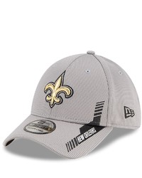 New Era Gray New Orleans Saints 2021 Nfl Sideline Home 39thirty Flex Hat At Nordstrom