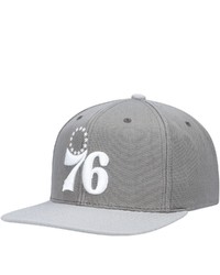 Mitchell & Ness Gray Philadelphia 76ers Cool Snapback Hat At Nordstrom