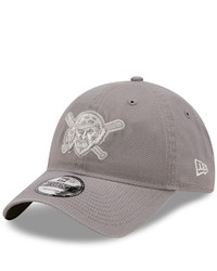 New Era Gray Pittsburgh Pirates Misty Morning Core Classic 9twenty Adjustable Hat