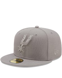 New Era Gray San Antonio Spurs Team Color Pack 59fifty Fitted Hat At Nordstrom