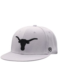 Top of the World Gray Texas Longhorns Fitted Hat At Nordstrom