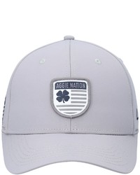 Black Clover Gray Utah State Aggies Nation Shield Snapback Hat At Nordstrom