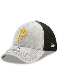 New Era Grayblack Pittsburgh Pirates Prime Neo 39thirty Flex Hat